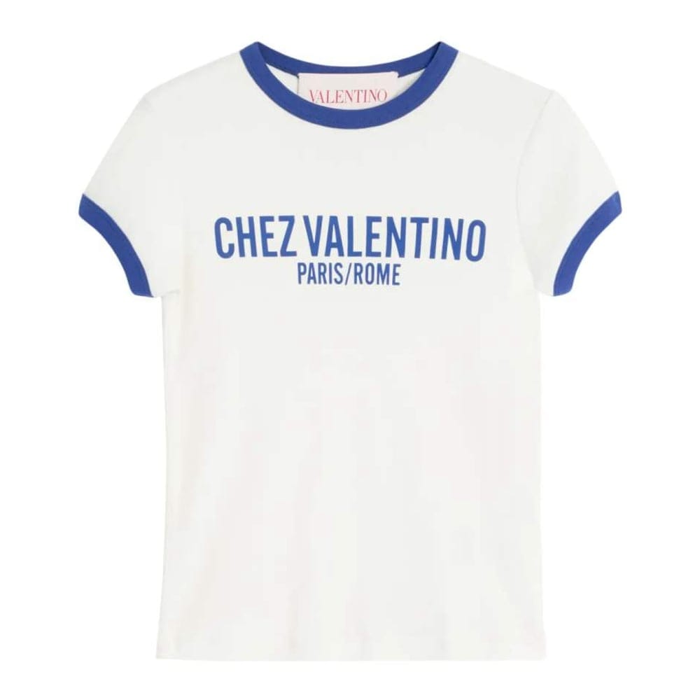 Valentino garavani - T-shirt 'Logo-Print' pour Femmes