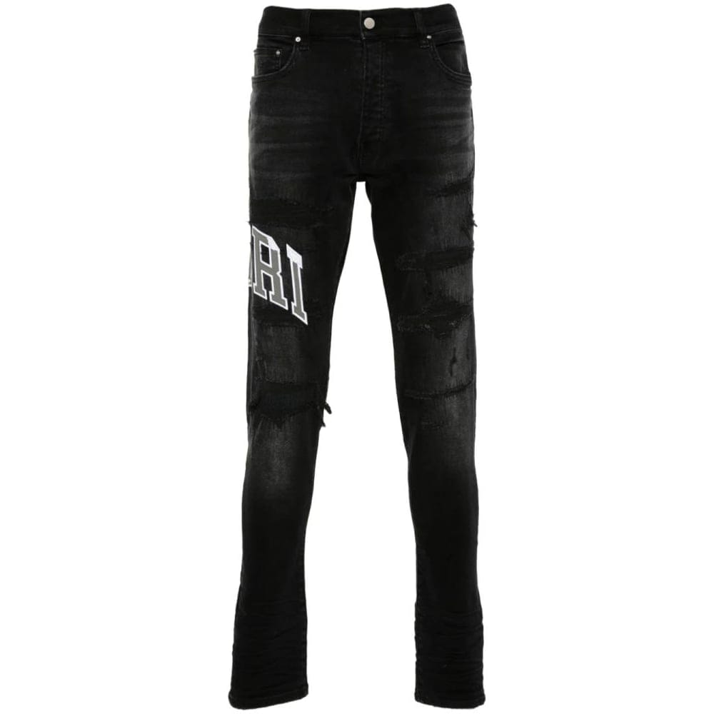 Amiri - Jeans 'Varsity Logo Repair' pour Hommes