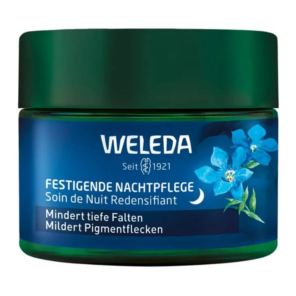 Weleda - "Soin de Nuit Redensifiant Gentiane Bleue & Edelweiss - 40 ml"