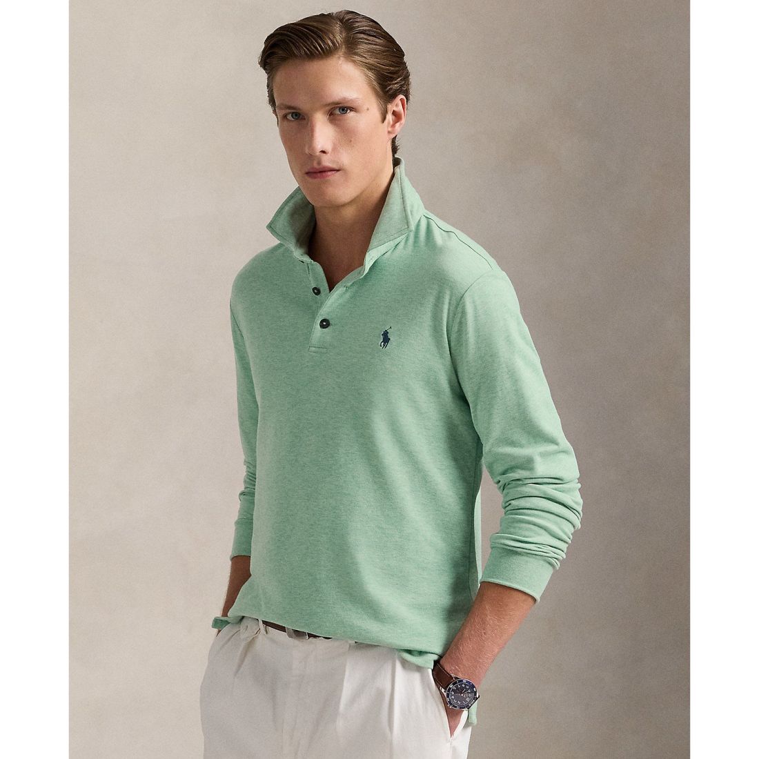 Polo ralph lauren - "Pull 'Luxury Jersey Polo-Collar' pour Hommes"