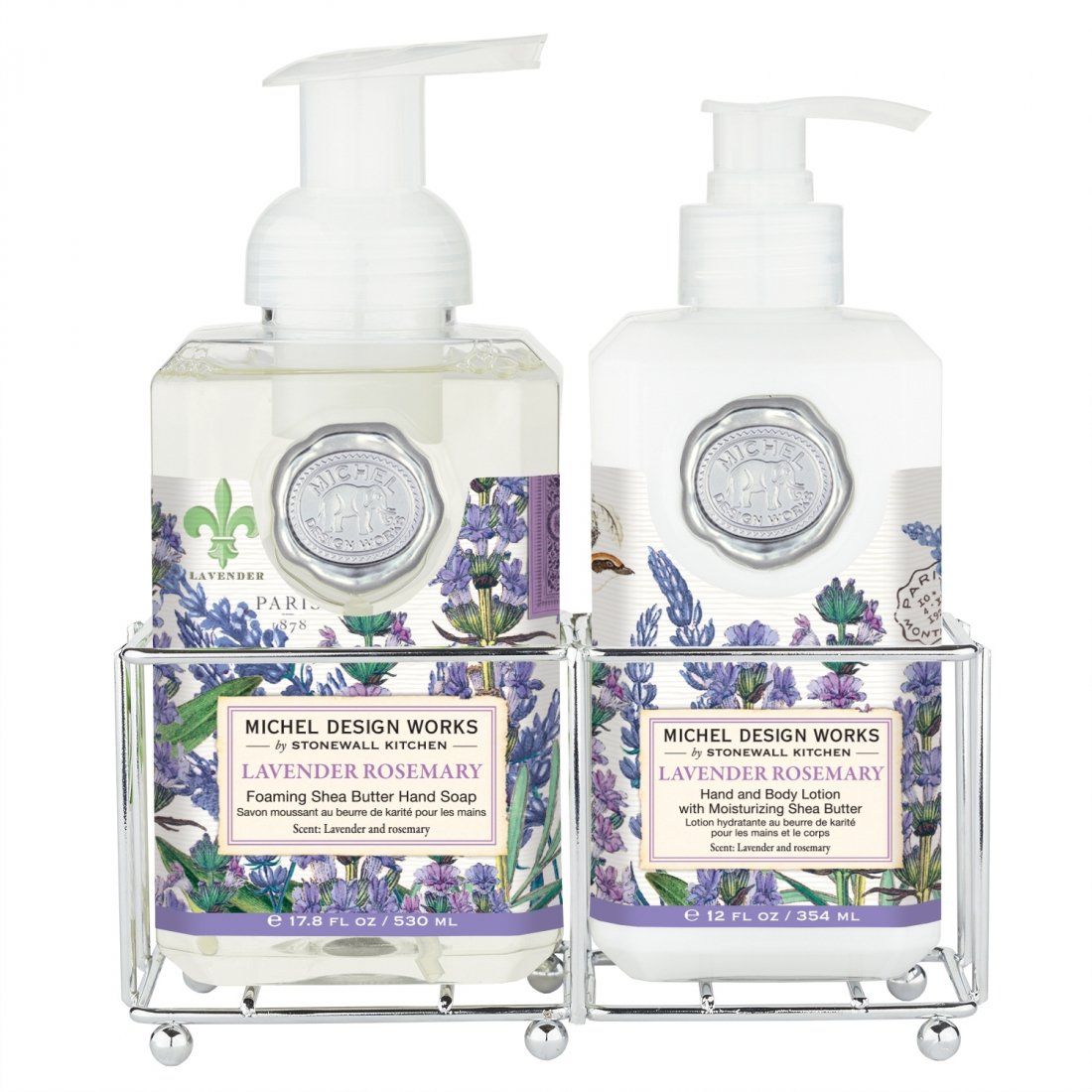 Michel design works - Set de soins des mains 'Lavender Rosemary' - 2 Pièces