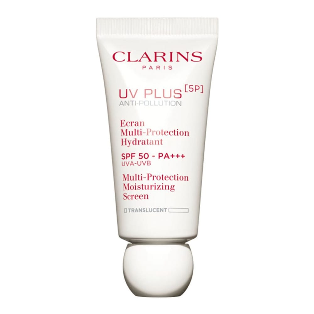 Clarins - Crème solaire pour le visage 'UV Plus Anti-Pollution SPF50' - Translucent 30 ml
