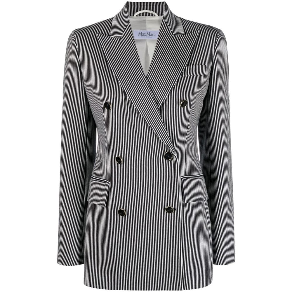 Max mara - Blazer 'Peak-Lapel Striped' pour Femmes