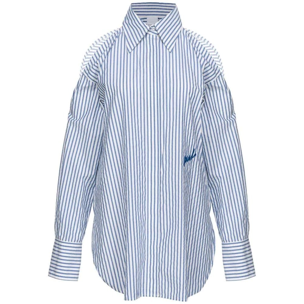Pinko - Chemise 'Logo Embroidered Striped' pour Femmes