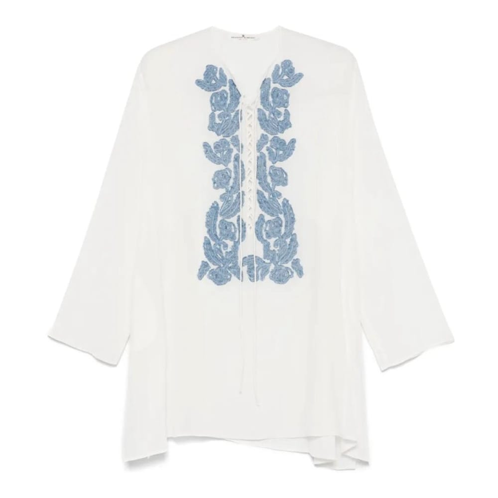 Ermanno scervino - Tunique 'Floral-Appliqué' pour Femmes
