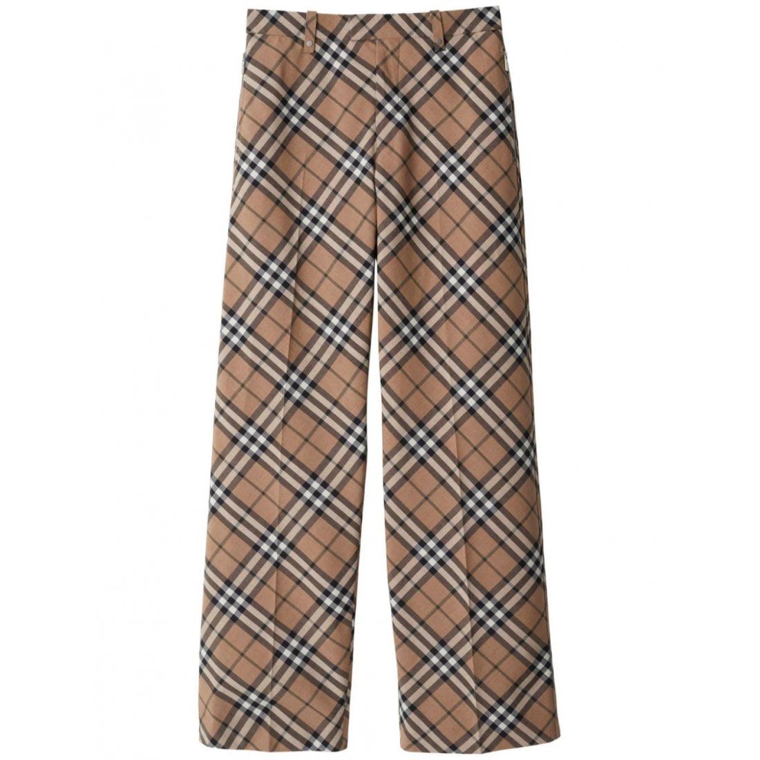 Burberry - Pantalon 'Checked Tailored' pour Hommes