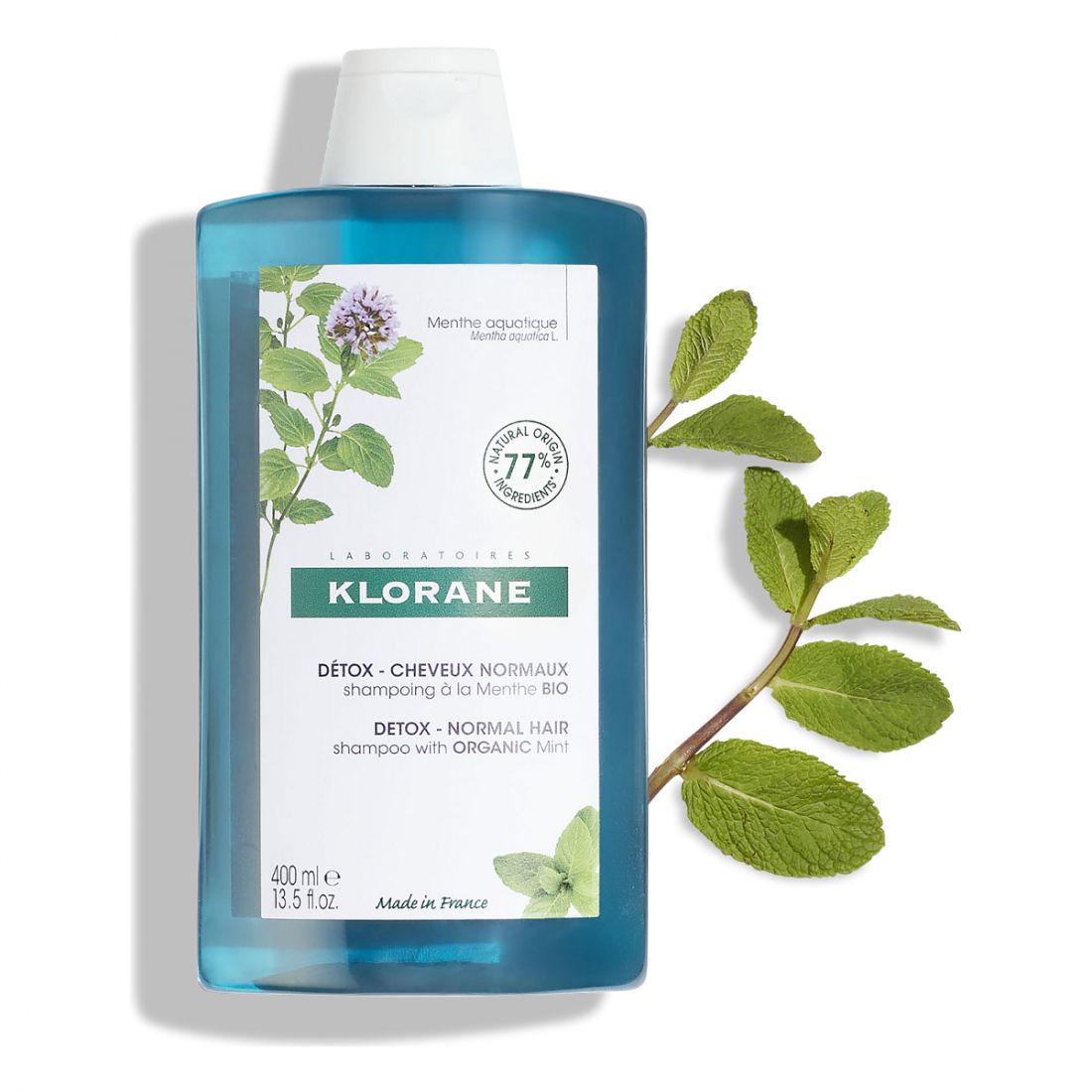Klorane - Shampoing 'La Menthe Aquatique Bio' - 400 ml