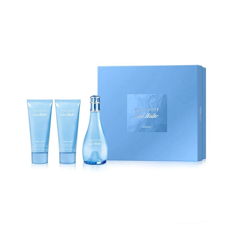 Davidoff - Coffret de parfum 'Cool Water Woman' - 3 Pièces