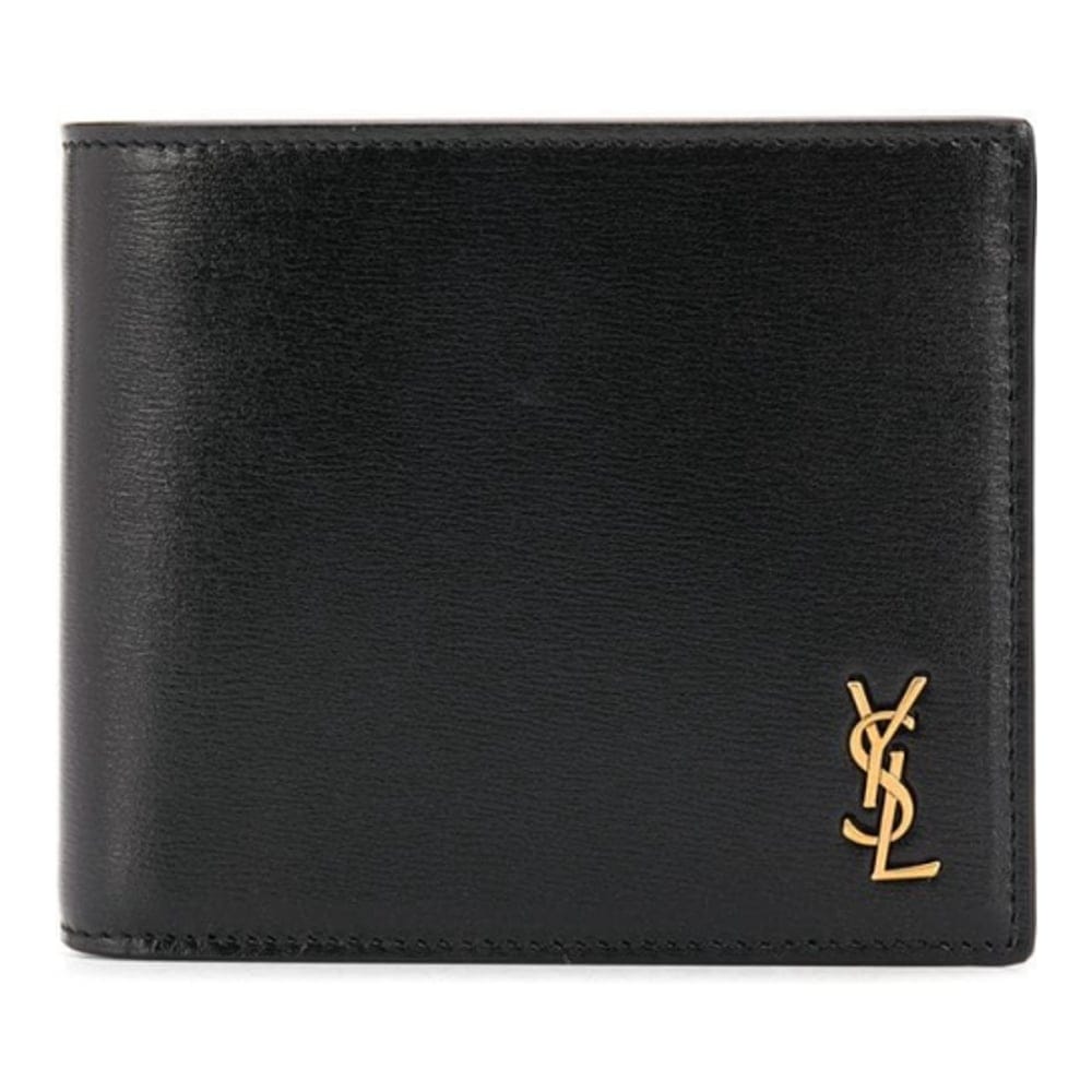 Saint laurent - Portefeuille 'Logo Plaque' pour Hommes