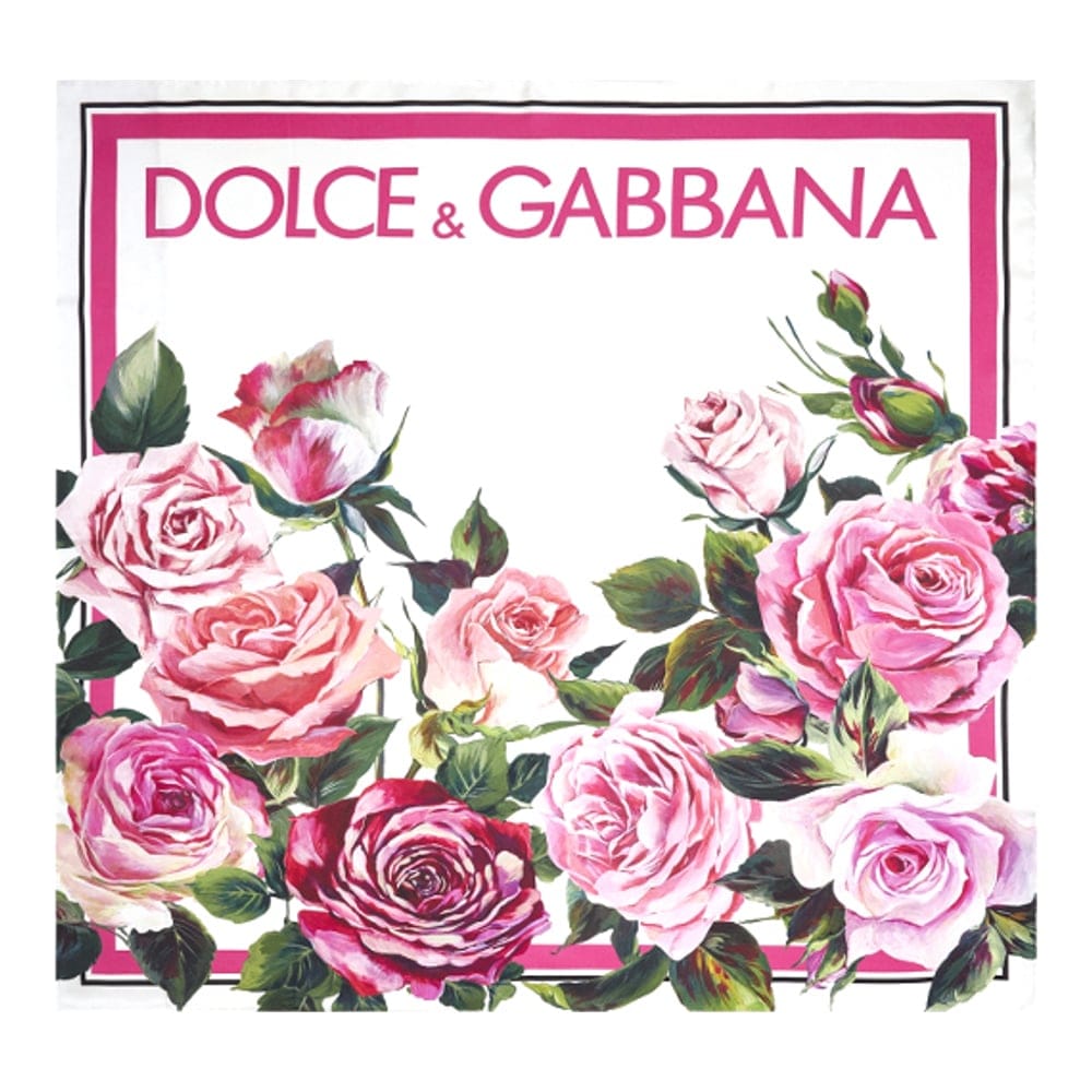 Dolce&gabbana - Foulard en soie 'Floral Printed' pour Femmes