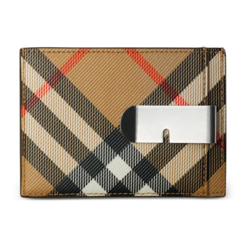 Burberry - Porte-carte 'Check Clip' pour Hommes