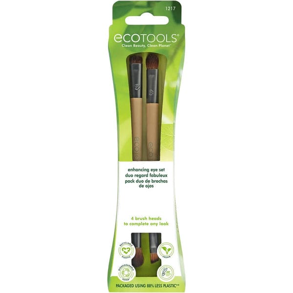 Ecotools - Set de pinceaux pour les yeux 'Eye Enhancing Duo' - 2 Pièces