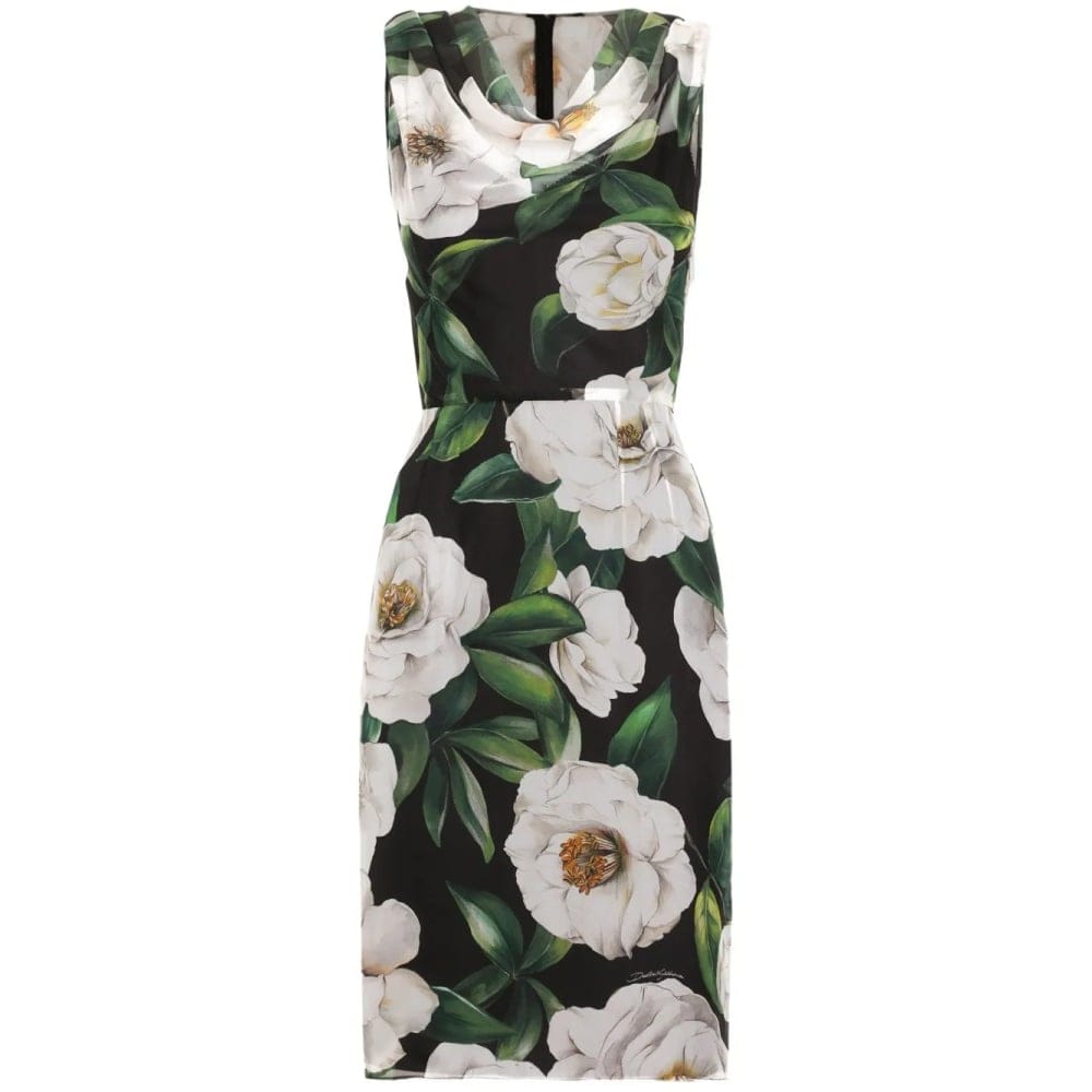 Dolce&gabbana - Robe mini 'Floral-Print' pour Femmes