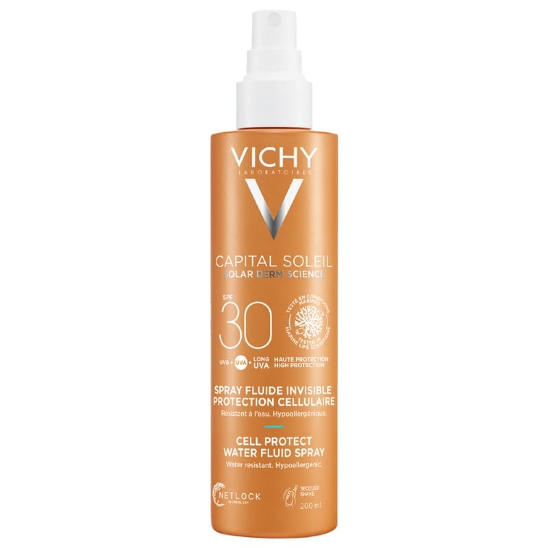 Vichy - Spray de protection solaire 'Capital Soleil Cell Protect Water Fluid SPF30' - 200 ml