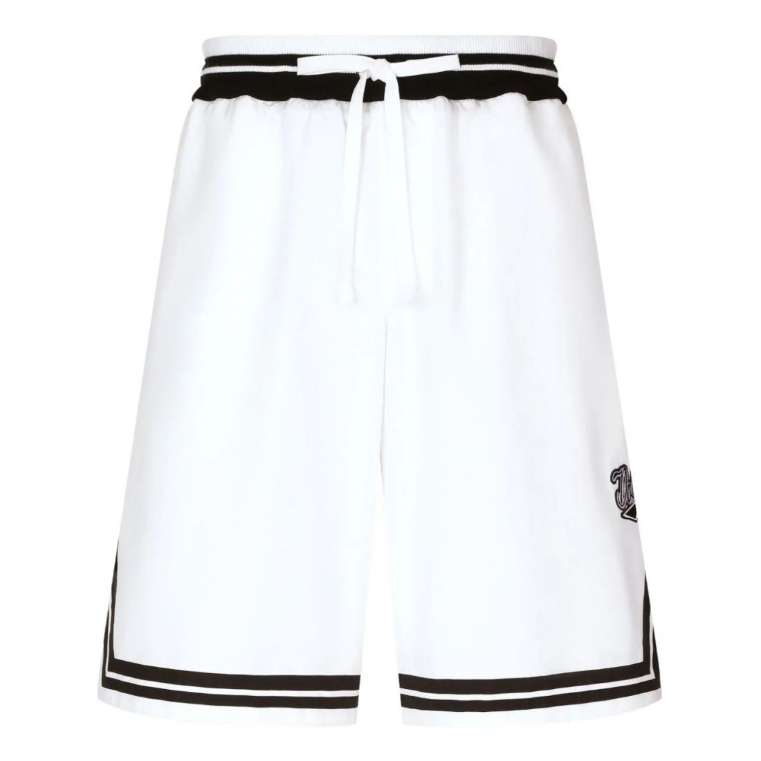 Dolce&gabbana - Short en coton 'Logo' pour Hommes