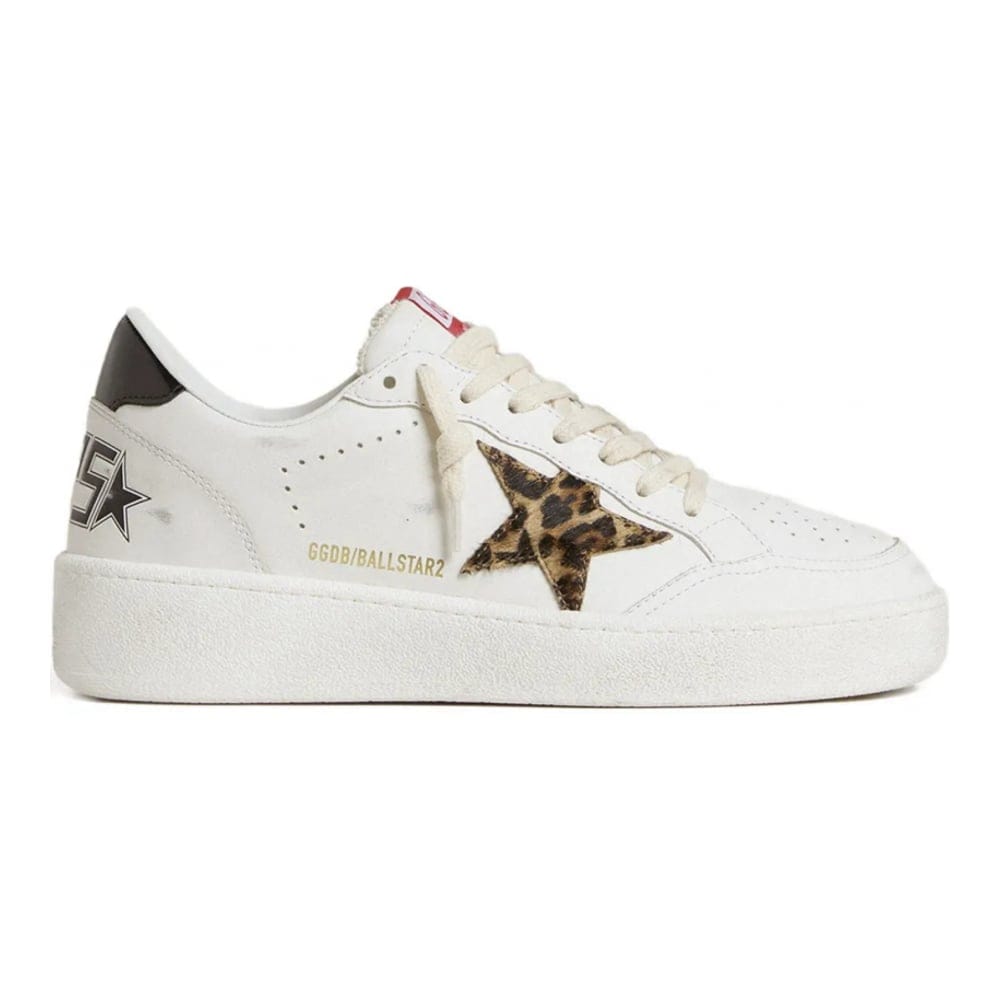 Golden goose deluxe brand - Sneakers 'Leopard-Print Star' pour Femmes