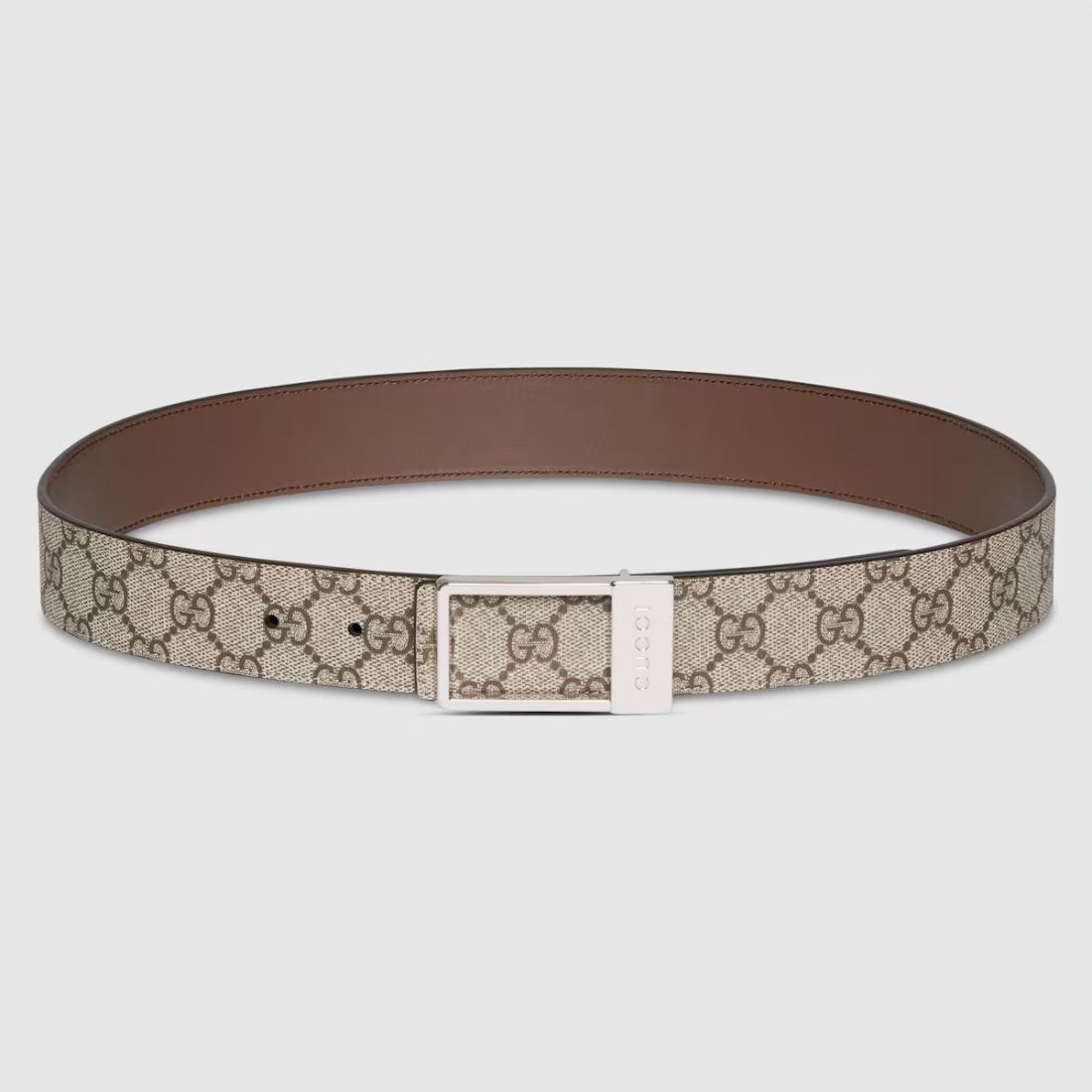 Gucci - Ceinture 'Reversible With Rectangular Buckle' pour Hommes