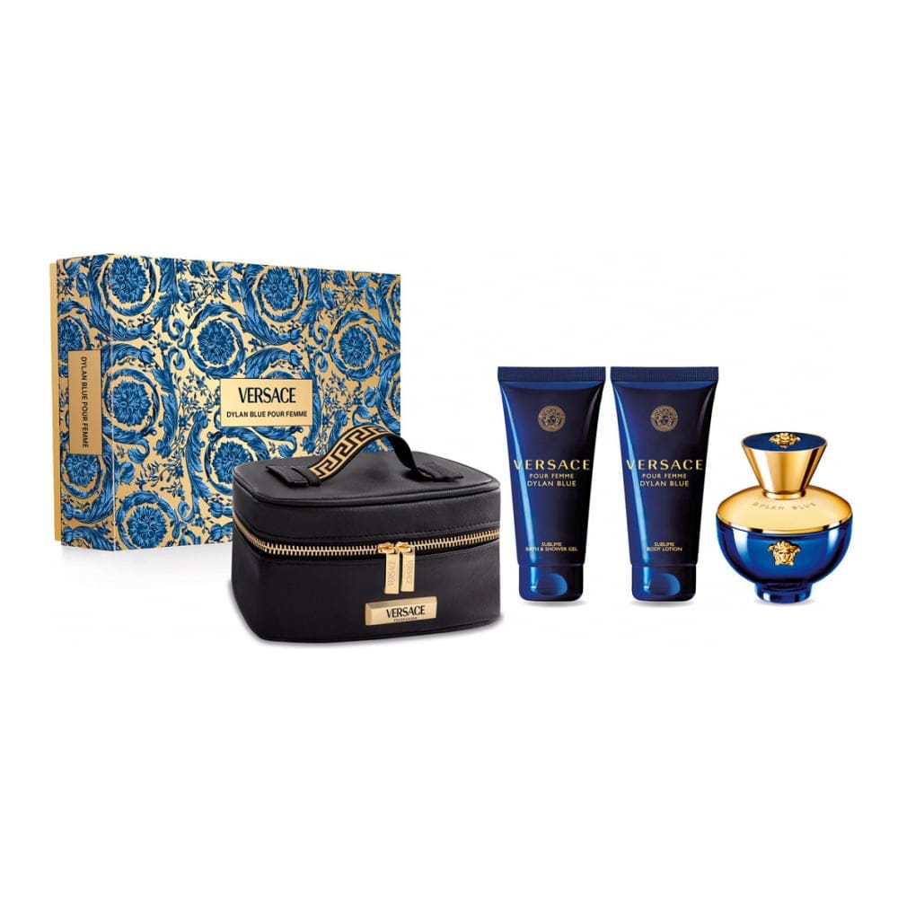 Versace - Coffret de parfum 'Dylan Blue Pour Femme' - 4 Pièces