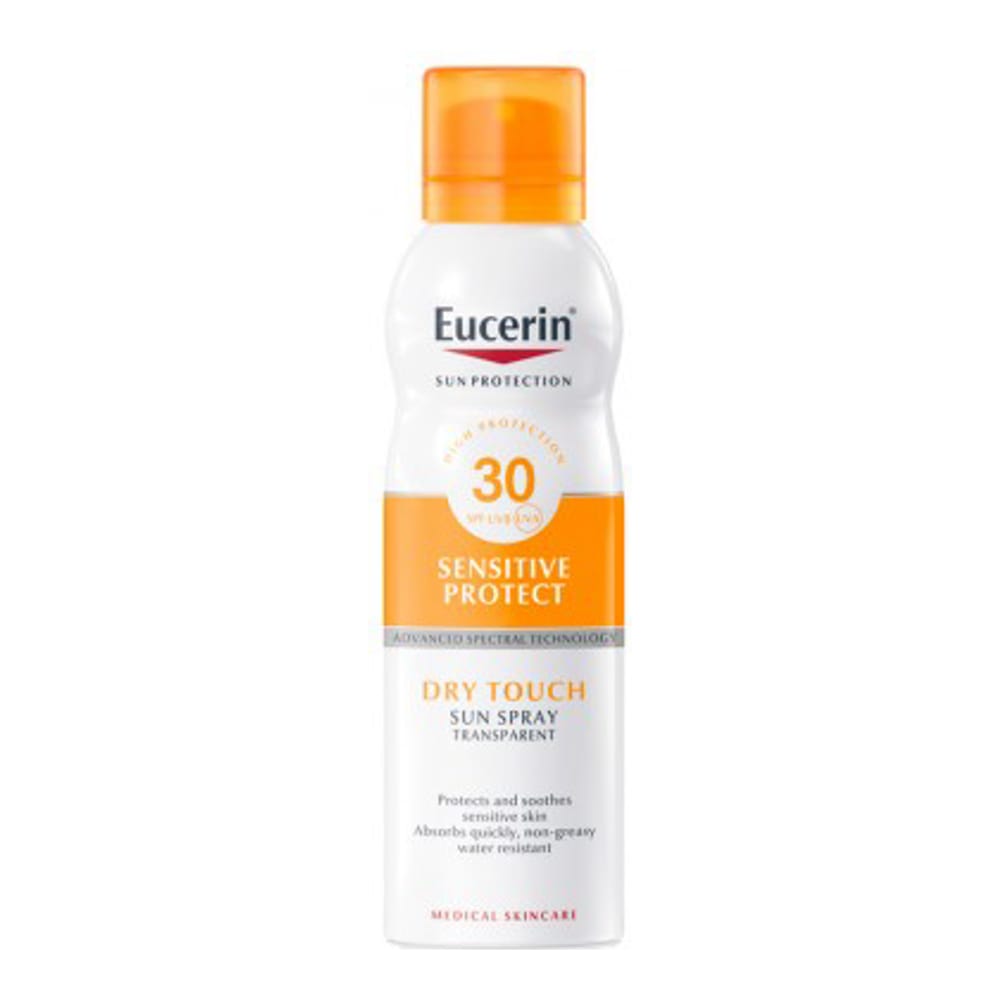 Eucerin - Crème solaire pour le corps 'Sensitive Protect Spray Transparent Dry Touch SPF30' - 200 ml