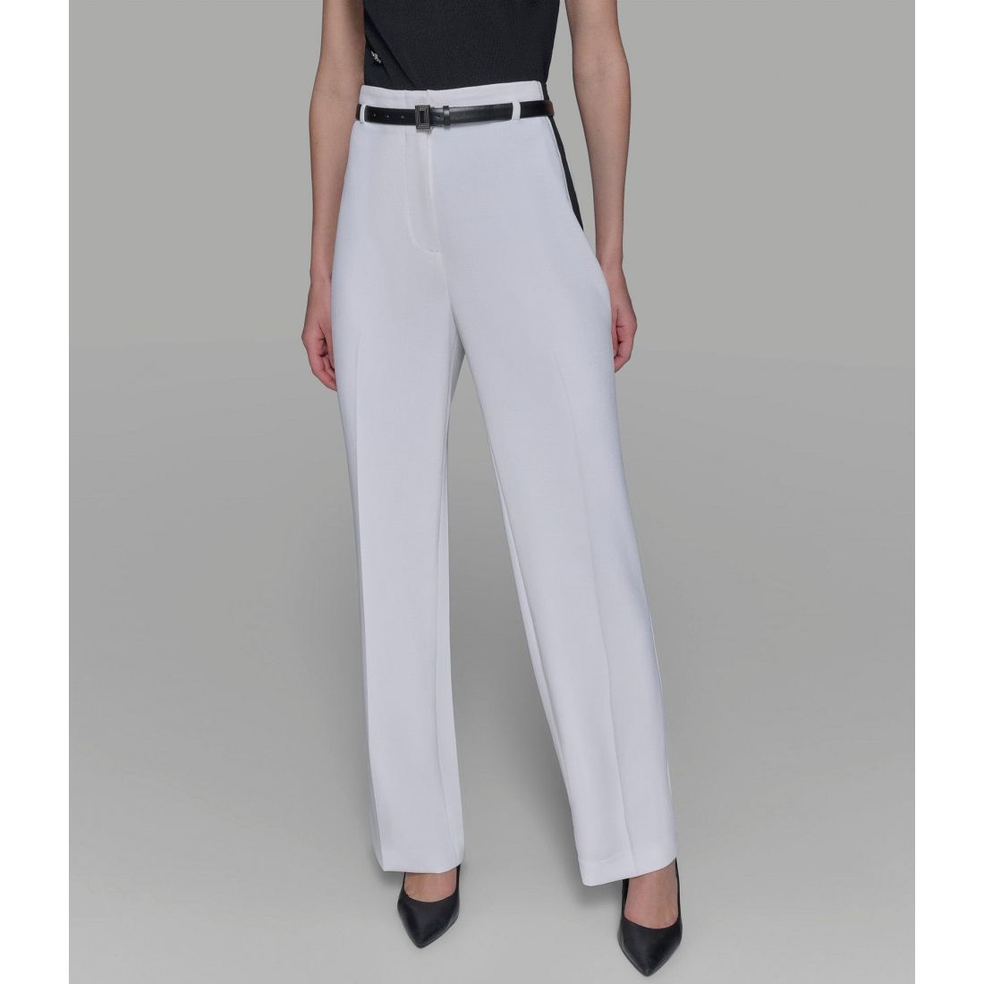 Karl lagerfeld paris - Pantalon 'Belted' pour Femmes