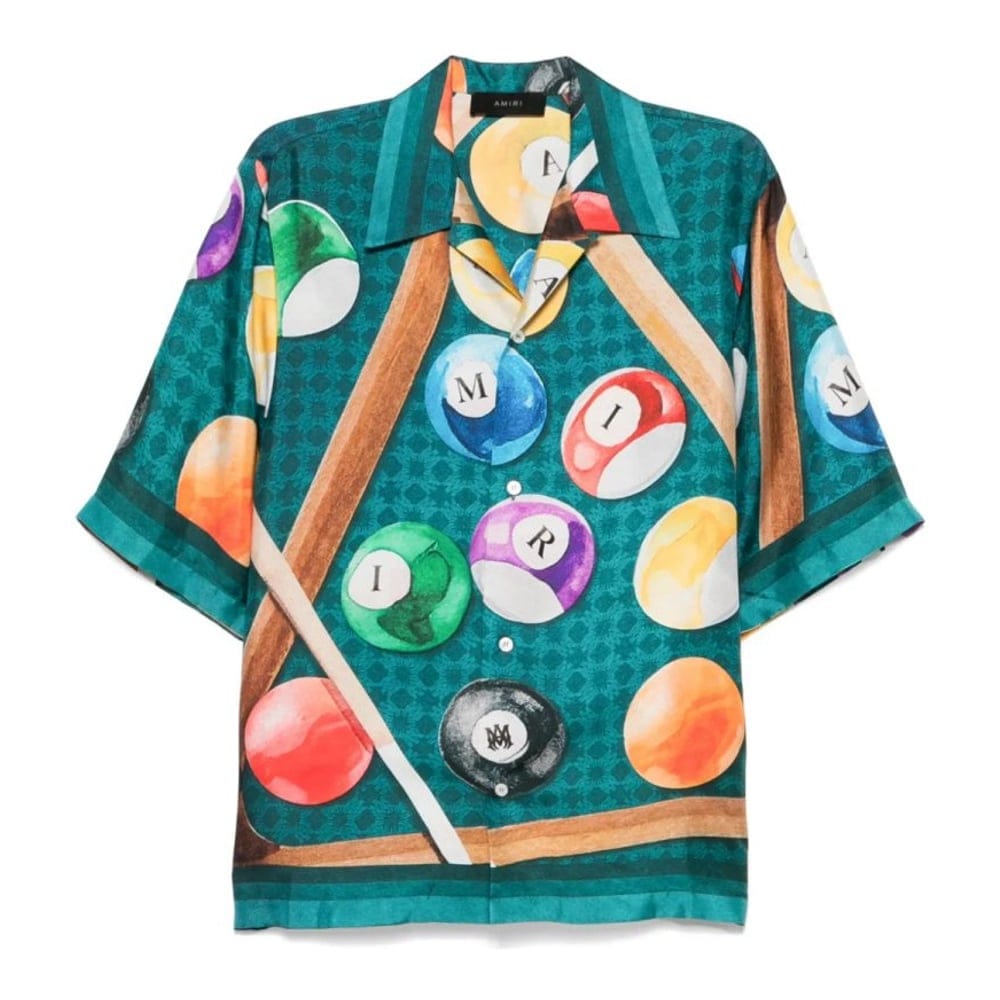Amiri - Chemise à manches courtes 'Billiards Bowling' pour Hommes