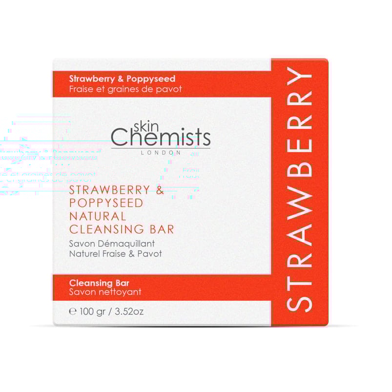 Skinchemists - Pain Nettoyant 'Strawberry & Poppy Seed' - 100 g
