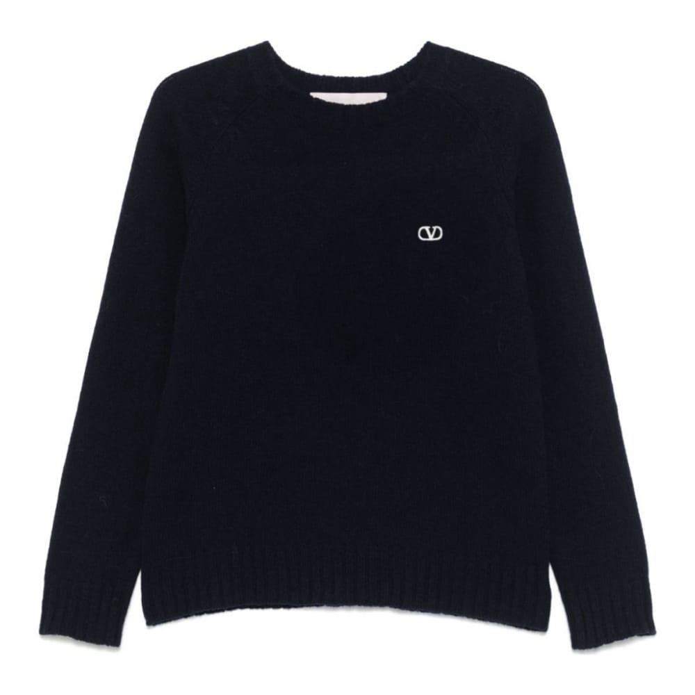 Valentino - Pull 'VLogo Signature-Embroidered' pour Hommes