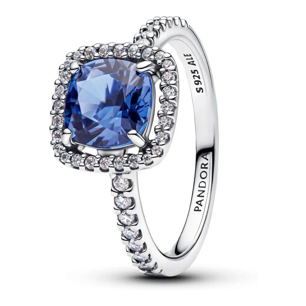 Pandora - Bague 'Large Blue Square Light Point' pour Femmes