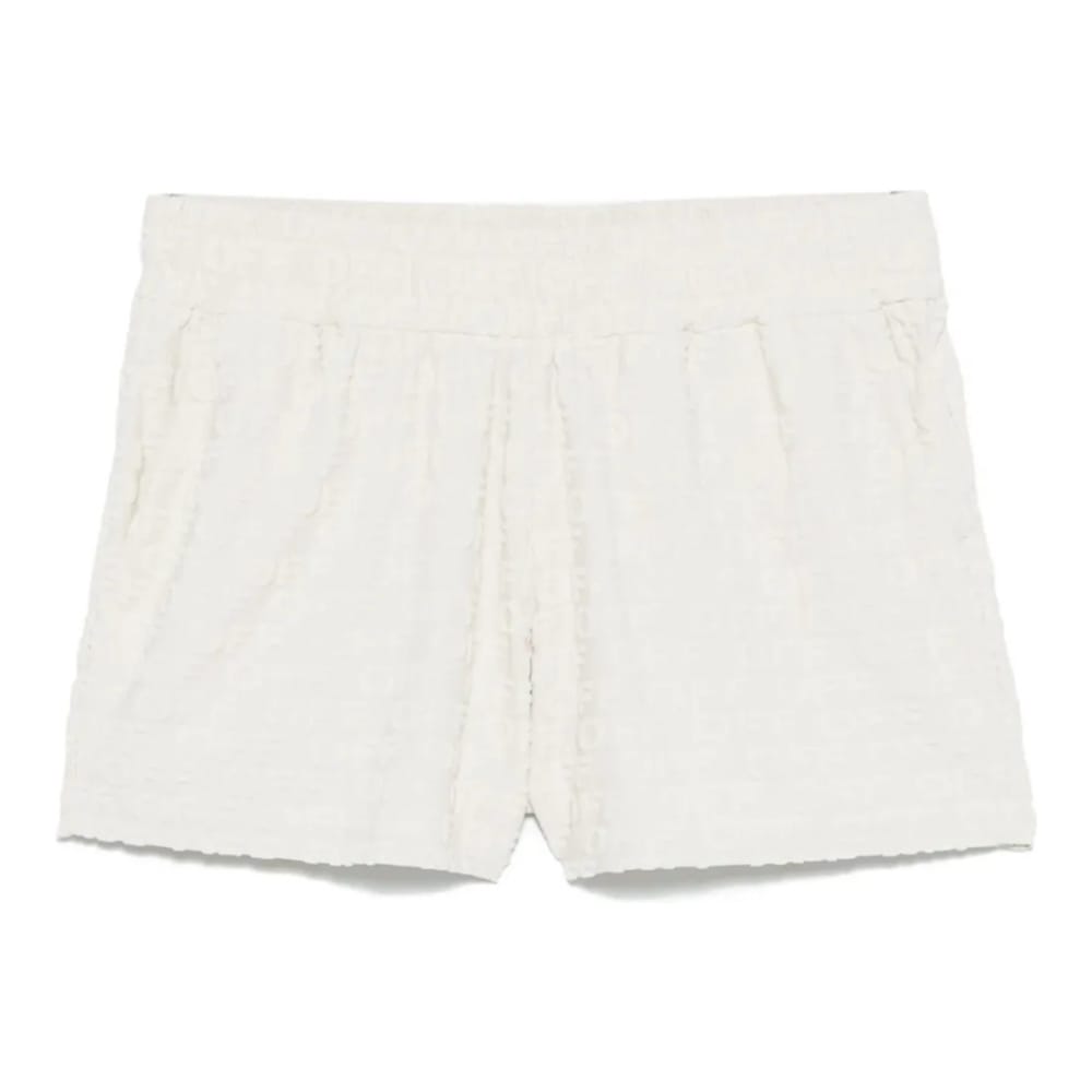 Off-white - Short 'Flocked-Logo' pour Femmes