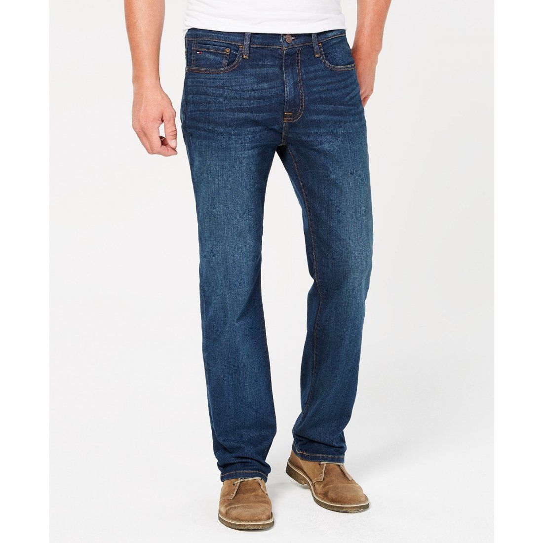 Tommy hilfiger - Tommy Hilfiger Relaxed-Fit Stretch Jeans pour Hommes