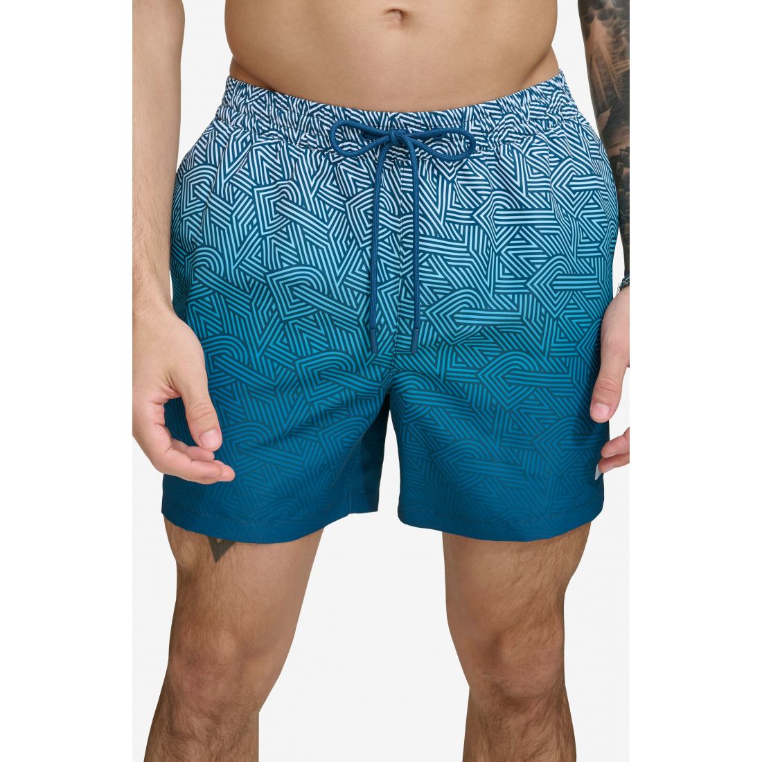Dkny - Short de bain 'Ombré Crosswalk' pour Hommes