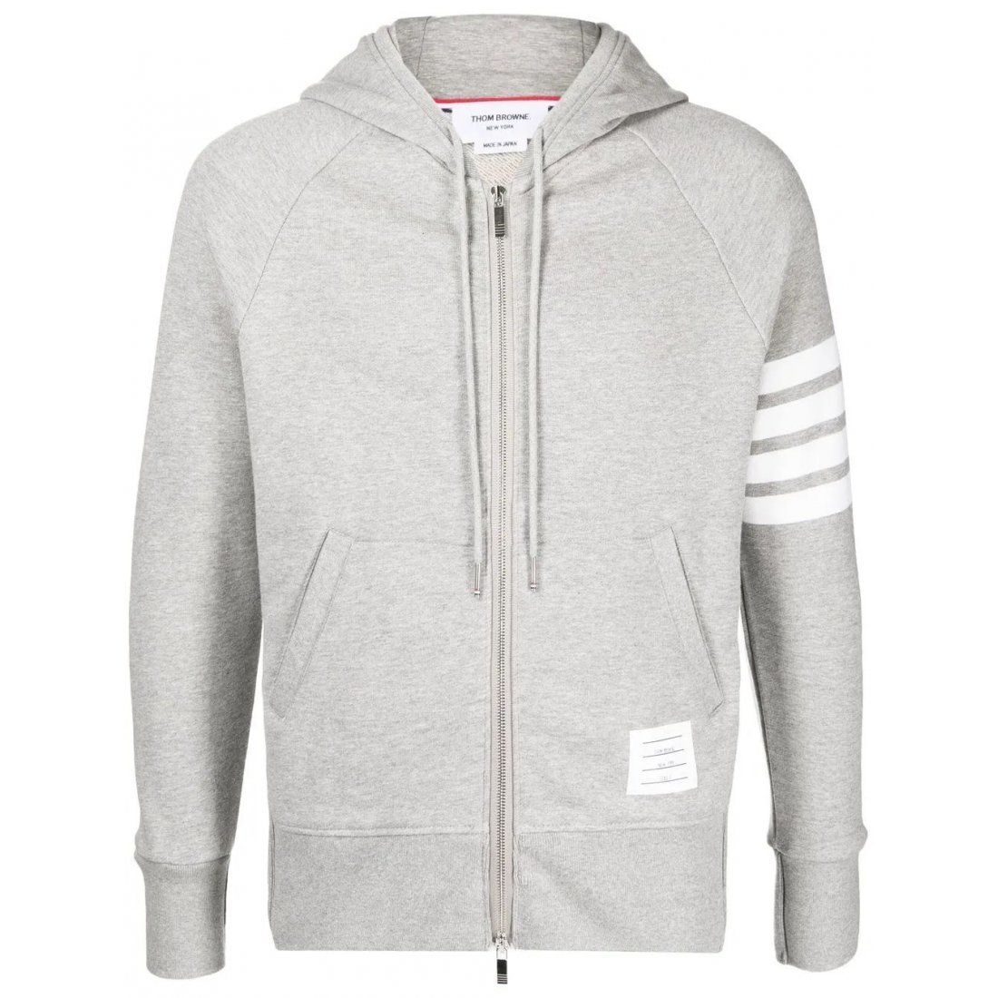 Thom browne - Sweatshirt à capuche  '4-Bar Zip-Up' pour Hommes