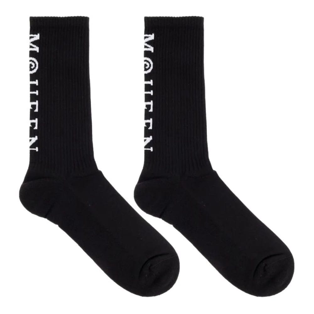 Alexander mcqueen - Chausettes 'Logo-Embellished Ribbed' pour Hommes