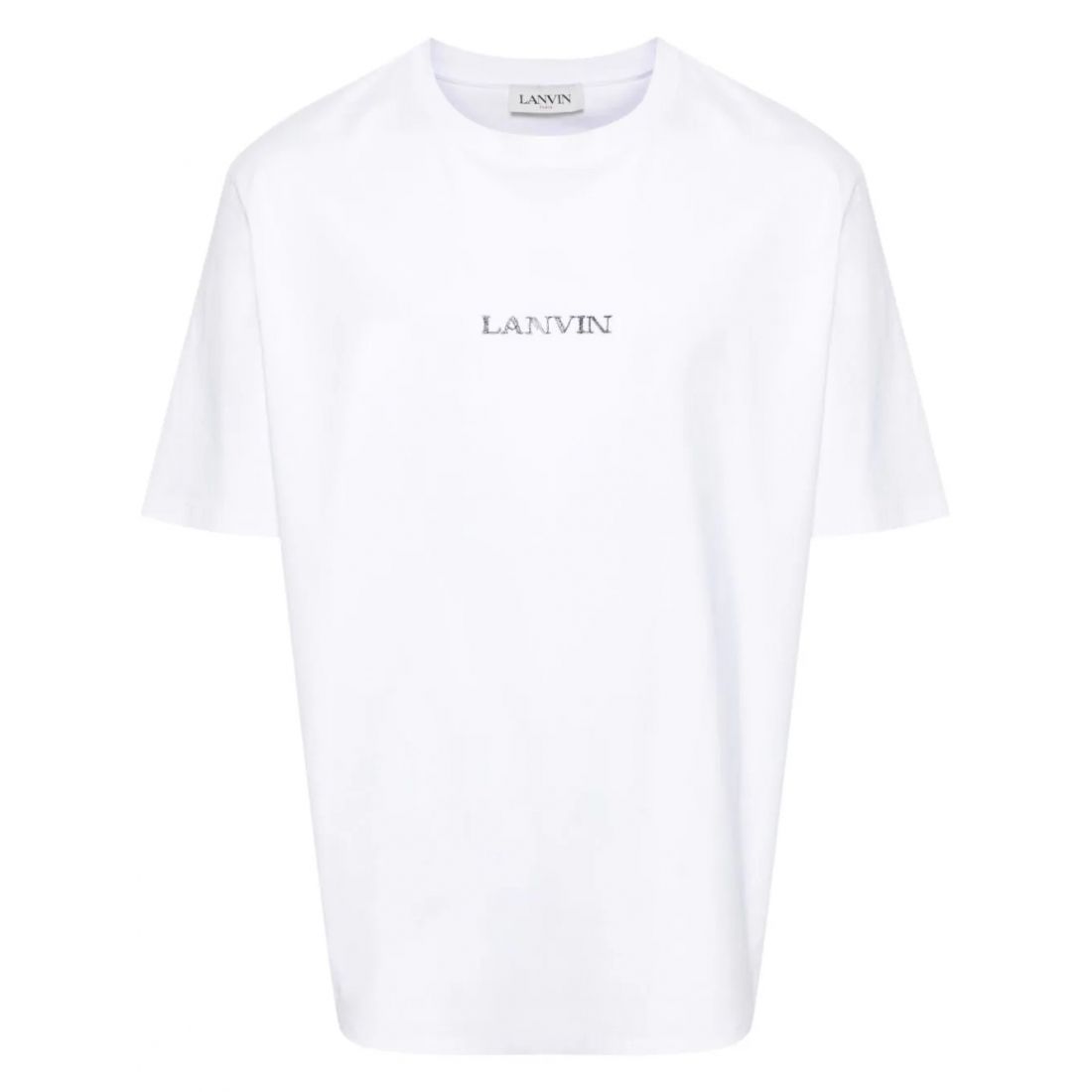 Lanvin - T-shirt 'Logo-Embroidered' pour Hommes