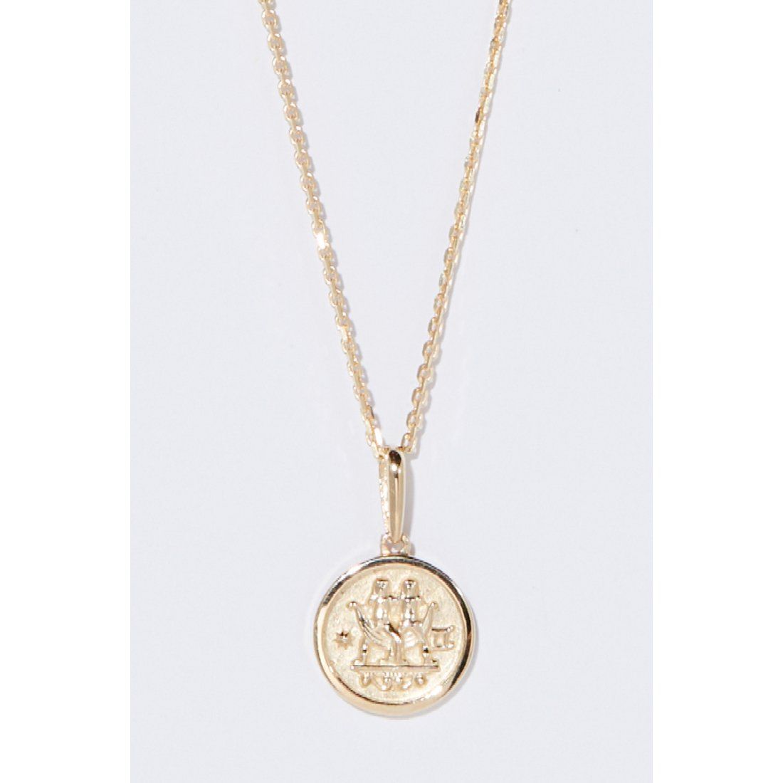 Or éclat - "Pendentif 'Gémeaux' pour Femmes"-0