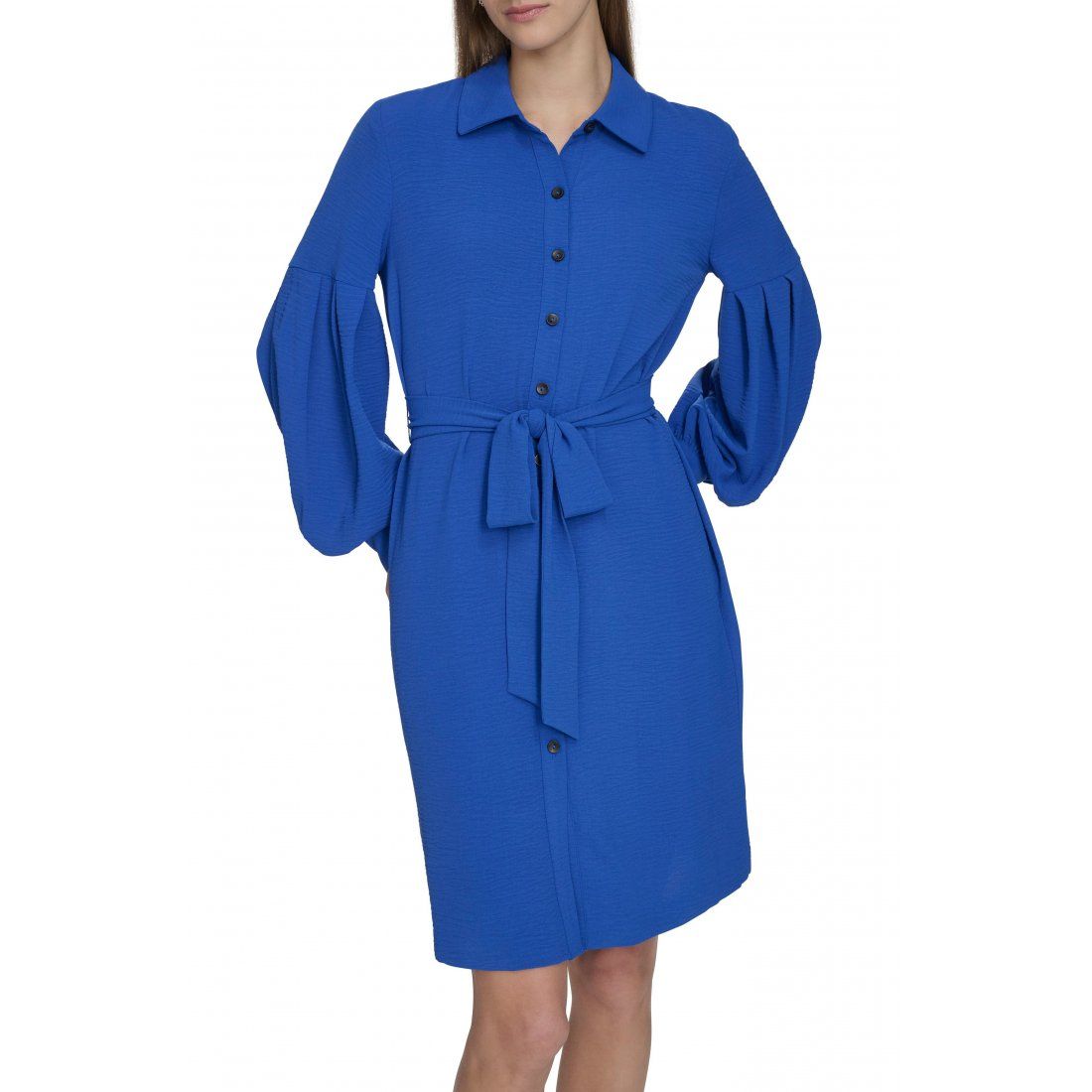 Calvin klein - Robe chemise 'Long Sleeve Gauze' pour Femmes