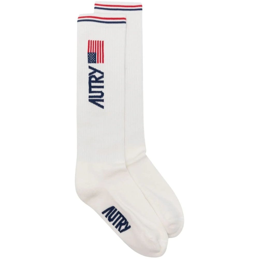 Autry - Chausettes 'Logo-Intarsia Mid-Calf'
