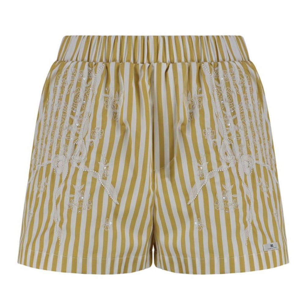 Elisabetta franchi - Short 'Striped' pour Femmes