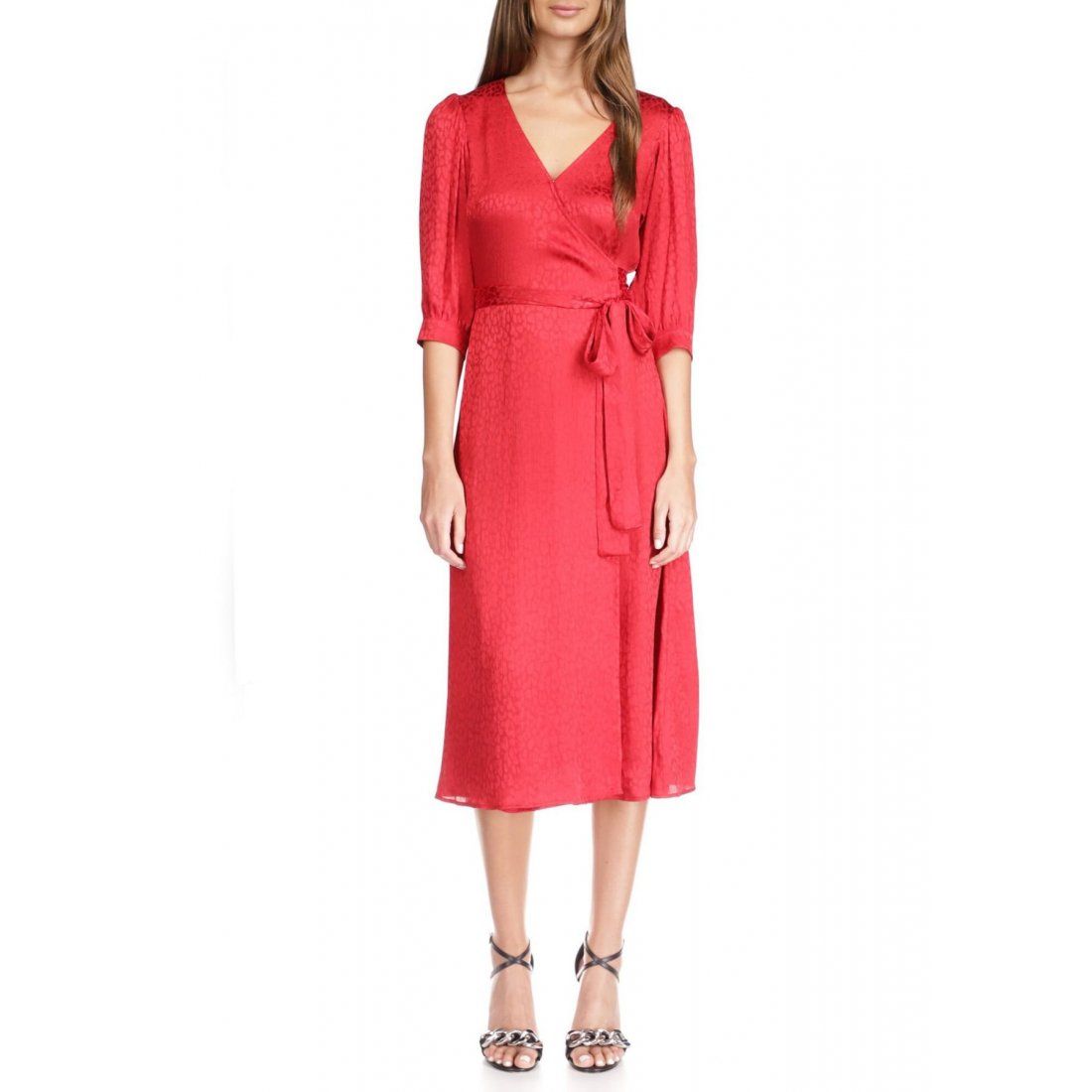 Michael michael kors - Robe Midi 'Cheetah Jacquard' pour Femmes