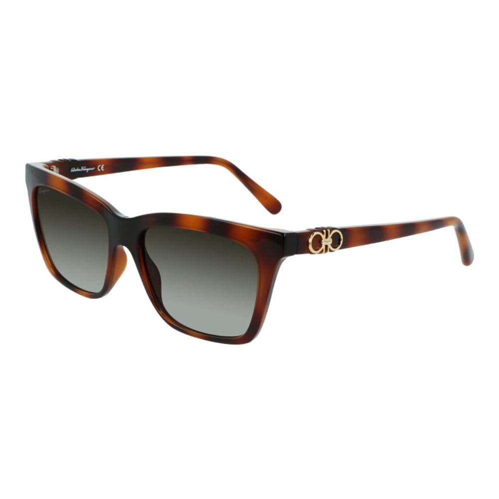 Ferragamo - 'Gancini 54mm Rectangular Sunglasses' pour Femmes