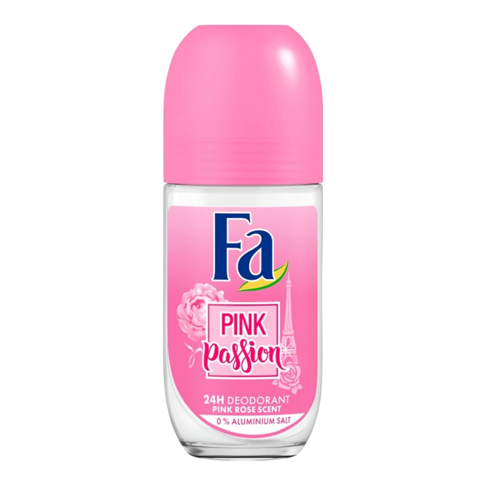 Fa - Déodorant Roll On 'Pink Passion' - 50 ml, 3 Pack