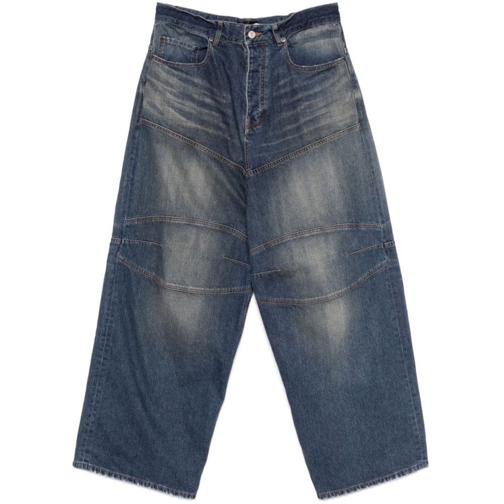 Balenciaga - Jeans 'Logo-Patch' pour Hommes