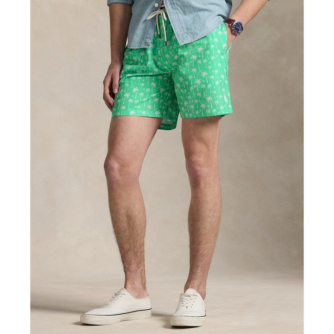 Polo ralph lauren - Short de bain '5.75-Inch Traveler Classic Printeds' pour Hommes