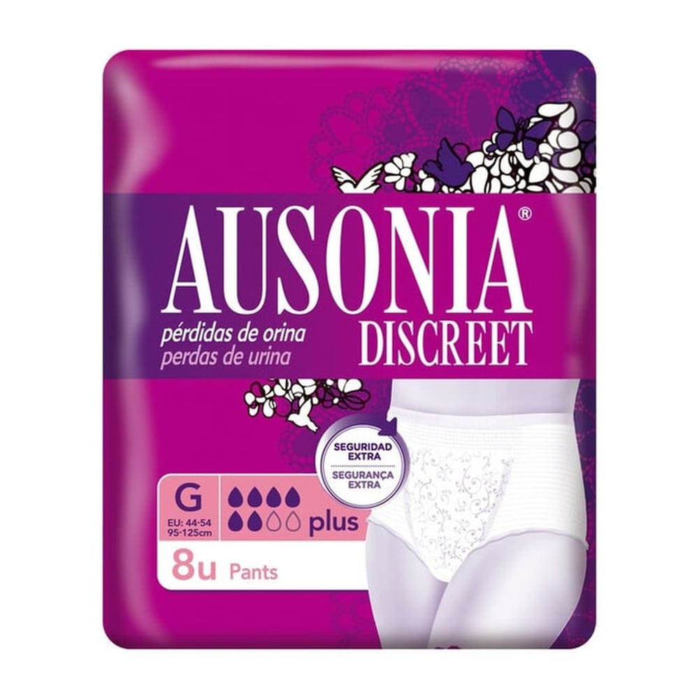 Ausonia - Pantalons Absorbants 'Discreet Boutique' - Plus TG 8 Pièces