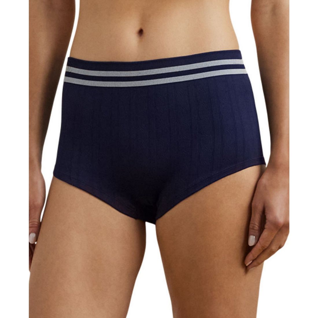 Lauren ralph lauren - 'Cricket Cable Texture Girlshort Underwear 4L0191' pour Femmes