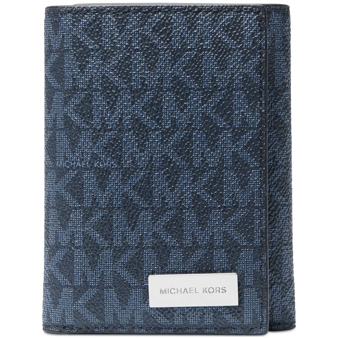 Michael kors - 'Signature Monogram Print Trifold Wallet' pour Hommes