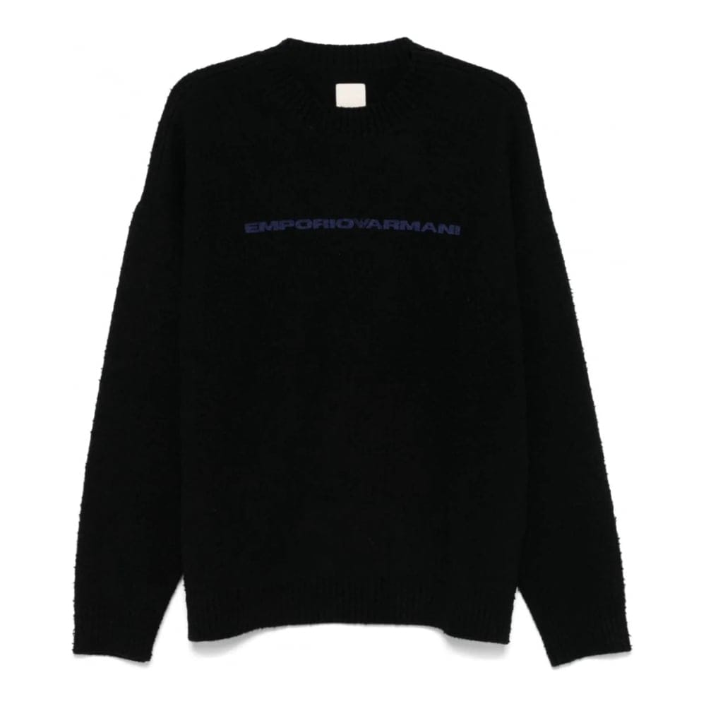 Emporio armani - Pull 'Logo-Print' pour Hommes