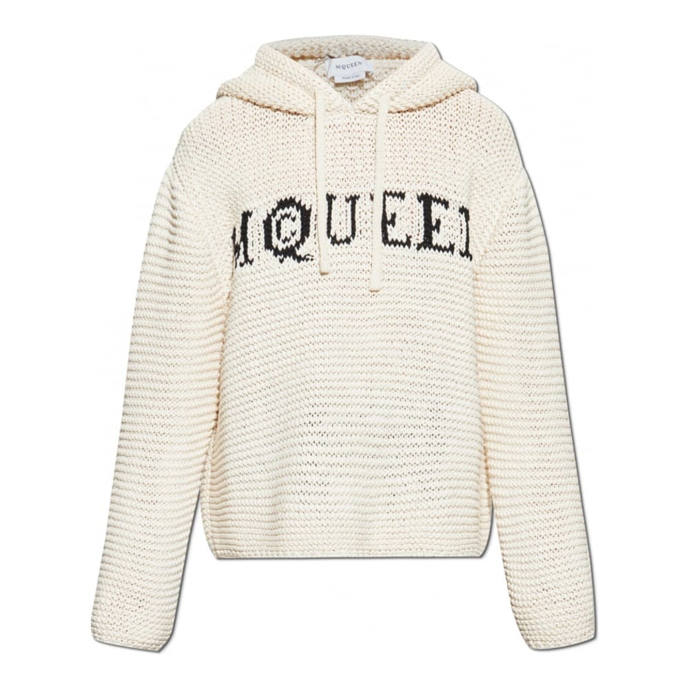 Alexander mcqueen - Sweatshirt à capuche  'Logo Cropped' pour Hommes