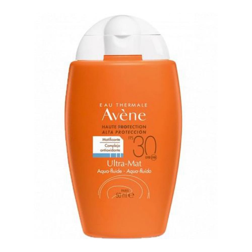 Avène - Crème solaire pour le visage 'Solaire Haute Protection Ultra-Mat Aqua-Fluid SPF30' - 50 ml