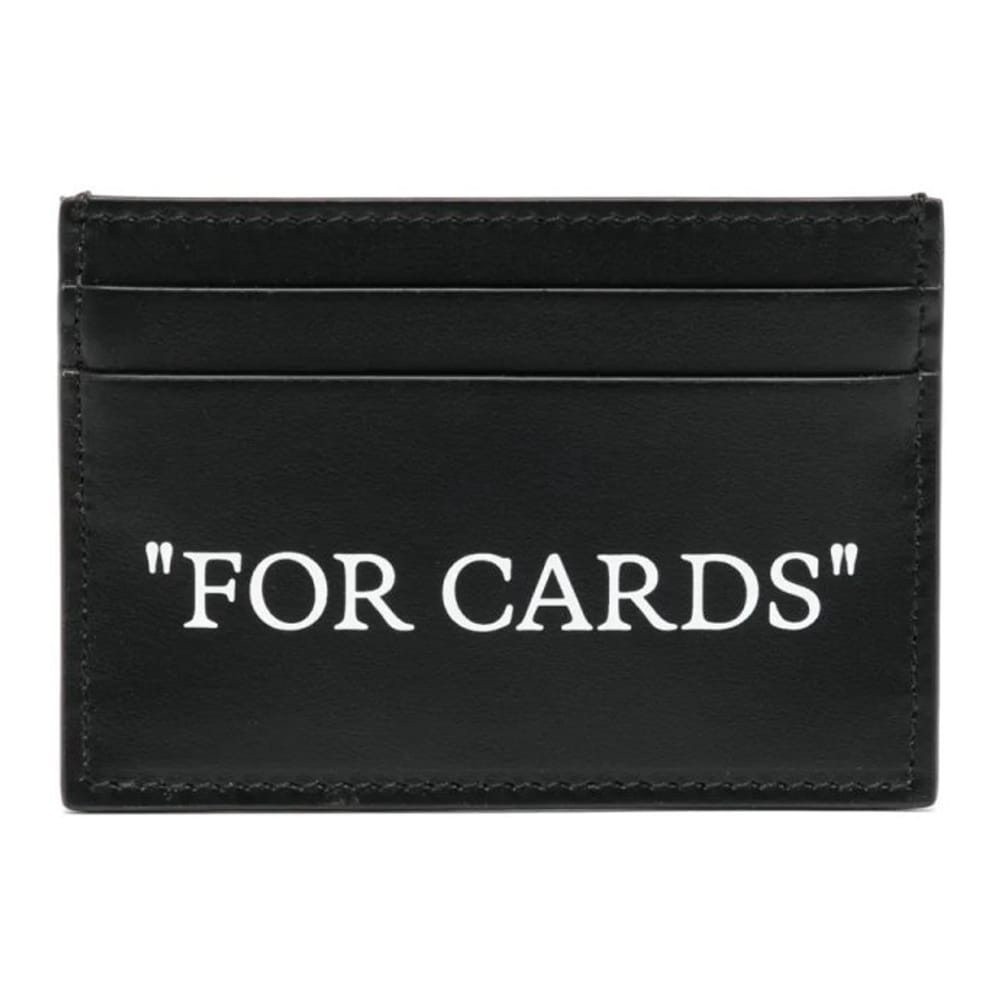 Off-white - Porte-carte 'Quote Bookish' pour Femmes